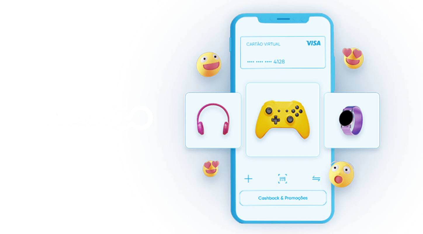 20% DE CA$HBACK NA SUA PRIMEIRA COMPRA COM EBANX GO